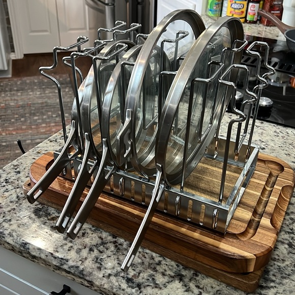 NIB QTY 1 pot and pan lids or wrap Organizer set - Picture 3 of 10